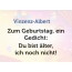 Zum Geburtstag ein Gedicht fr Vinzenz-Albert