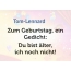 Zum Geburtstag ein Gedicht fr Tom-Lennard