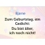 Zum Geburtstag ein Gedicht fr Bjarne