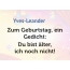 Zum Geburtstag ein Gedicht fr Yves-Leander