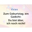 Zum Geburtstag ein Gedicht fr Vivien