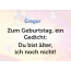 Zum Geburtstag ein Gedicht fr Gregor