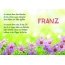 Ein schnes Happy Birthday Gedicht fr Franz