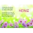 Ein schnes Happy Birthday Gedicht fr Heinz