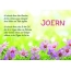 Ein schnes Happy Birthday Gedicht fr Joern