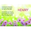 Ein schnes Happy Birthday Gedicht fr Henry