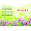 Ein schnes Happy Birthday Gedicht fr Michaela