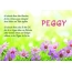Ein schnes Happy Birthday Gedicht fr Peggy