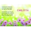 Ein schnes Happy Birthday Gedicht fr Carlotta