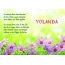 Ein schnes Happy Birthday Gedicht fr Yolanda