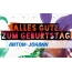 Alles Gute zum Geburtstag fr Anton-Johann!