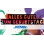 Alles Gute zum Geburtstag fr Jasmin!