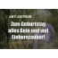 Zum Geburtstag alles Gute und viel Einhornzauber fr Art-Arthur!