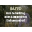 Zum Geburtstag alles Gute und viel Einhornzauber fr Balto!