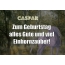 Zum Geburtstag alles Gute und viel Einhornzauber fr Caspar!