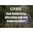 Zum Geburtstag alles Gute und viel Einhornzauber fr Chris!