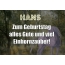 Zum Geburtstag alles Gute und viel Einhornzauber fr Hans!