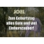 Zum Geburtstag alles Gute und viel Einhornzauber fr Joel!