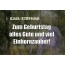 Zum Geburtstag alles Gute und viel Einhornzauber fr Karl-Stephan!