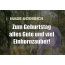 Zum Geburtstag alles Gute und viel Einhornzauber fr Mark-Roderich!