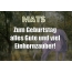 Zum Geburtstag alles Gute und viel Einhornzauber fr Mats!