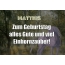 Zum Geburtstag alles Gute und viel Einhornzauber fr Matthis!