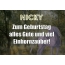 Zum Geburtstag alles Gute und viel Einhornzauber fr Nicky!