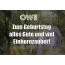 Zum Geburtstag alles Gute und viel Einhornzauber fr Owe!