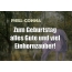 Zum Geburtstag alles Gute und viel Einhornzauber fr Phill-Conna!