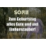 Zum Geburtstag alles Gute und viel Einhornzauber fr Sofie!