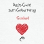 Herzlichen Glckwunsch zum Geburtstag, Gernhard