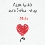 Herzlichen Glckwunsch zum Geburtstag, Malte