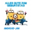 Alles Gute zum Geburtstag von Minions fr Andreas-Jan