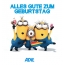 Alles Gute zum Geburtstag von Minions fr Adil