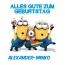 Alles Gute zum Geburtstag von Minions fr Alexander-Minko