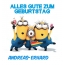 Alles Gute zum Geburtstag von Minions fr Andreas-Erhard