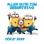 Alles Gute zum Geburtstag von Minions fr Brje-Bork