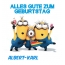 Alles Gute zum Geburtstag von Minions fr Albert-Karl