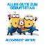 Alles Gute zum Geburtstag von Minions fr Alexander-Anton