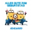 Alles Gute zum Geburtstag von Minions fr Adalward