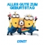 Alles Gute zum Geburtstag von Minions fr Ernst