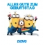 Alles Gute zum Geburtstag von Minions fr Diemo