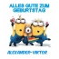 Alles Gute zum Geburtstag von Minions fr Alexander-Viktor