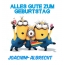 Alles Gute zum Geburtstag von Minions fr Joachim-Albrecht