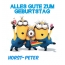 Alles Gute zum Geburtstag von Minions fr Horst-Peter