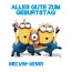 Alles Gute zum Geburtstag von Minions fr Melvin-Henri