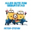 Alles Gute zum Geburtstag von Minions fr Peter-Stefan