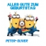 Alles Gute zum Geburtstag von Minions fr Peter-Oliver