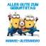 Alles Gute zum Geburtstag von Minions fr Manuel-Alessandro