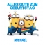 Alles Gute zum Geburtstag von Minions fr Michael